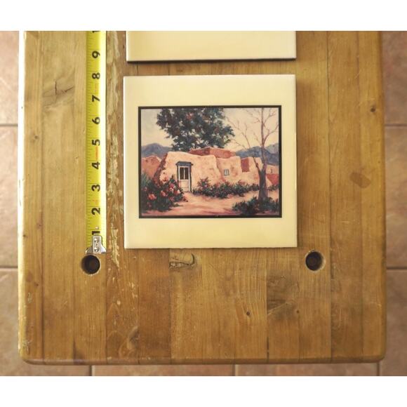 Original Paintings set of 2- Carolyn Lankford- Adobe style exterior - Picture 5 of 8